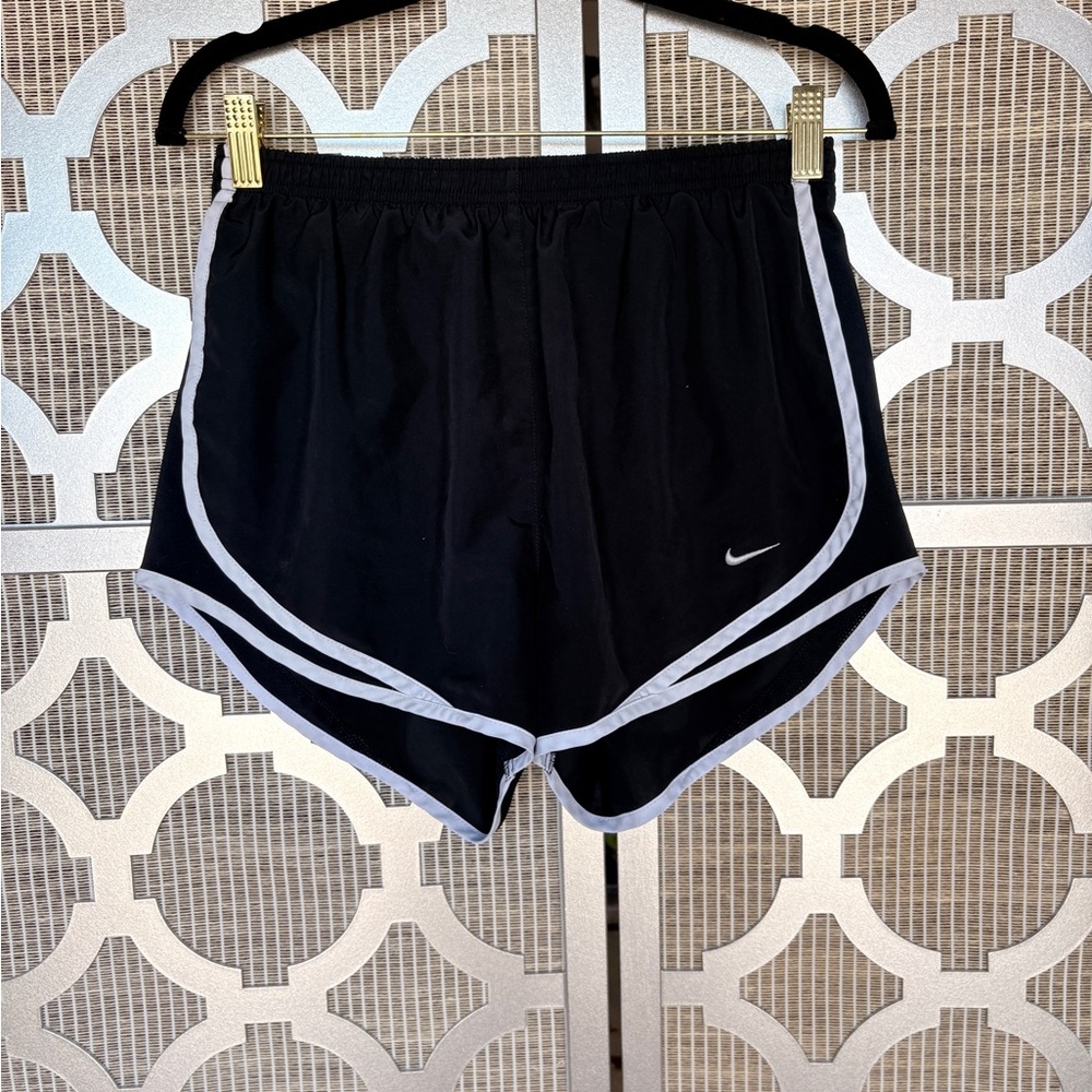 Nike Women's Black and Gray Athletic Shorts